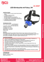 BGS technic 85327 Instruction Manual