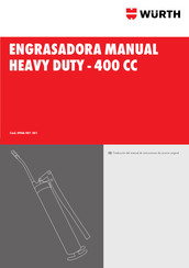 Würth 0986 001 501 Traducción Del Manual De Instrucciones De Servicio Original