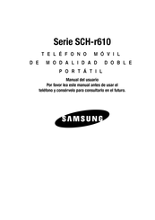 Samsung SCH-r610 Serie Manual Del Usuario