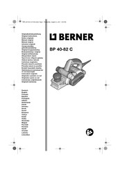 Berner 001342 Manual Original