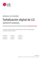 Lg 65TR3DJ-B Manual De Usuario