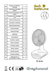 Greyhound CasaFan SafeLine TV 36-SL Manual De Instrucciones