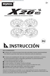 SYMA X26 Instrucción