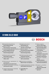 Bosch 0 986 613 660 Manual Original