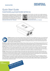 Kostal PLENTICORE BI Guia De Inicio Rapido