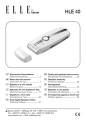 Beurer ELLE HLE 40 Instrucciones Para El Uso