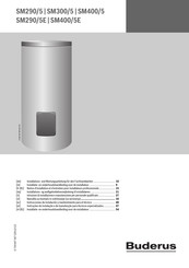 Buderus SM290/5E Instrucciones De Instalación Y Mantenimiento Para El Técnico