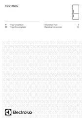 Electrolux FI23/11NDV Manual De Instrucciones