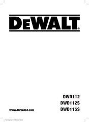 DeWalt DWD112S Traducido De Las Instrucciones Originales