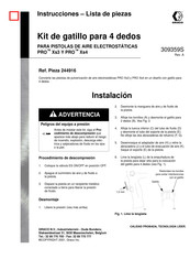 Graco PRO Xs3 Instrucciones - Lista De Piezas