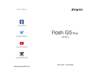 Zopo Flash G5 Plus Guía Rápida