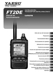 Yaesu FT2DE Manual De Funcionamiento