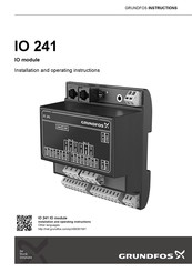 Grundfos IO 241 Instrucciones De Instalación Y Funcionamiento