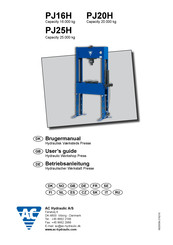 AC Hydraulic PJ20H Manual Del Usuario