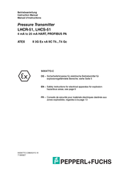 Pepperl+Fuchs LHCR-51 Manual De Instrucciones