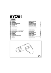 Ryobi CSD-480 Manual De Utilización