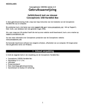 Conceptronic CHD3SU Manual Del Usuario