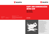 Würth KGS 250-60 Traducción Del Manual De Instrucciones De Servicio Original