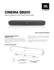 Harman JBL CINEMA SB200 Guía De Iniciación Rápida