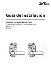 ZKTeco ML300 Guia De Instalacion
