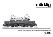 marklin E 93 Serie Manual De Instrucciones