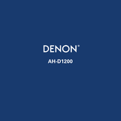 Denon AH-D1200 Manual De Instrucciones