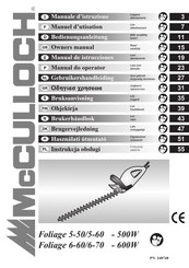 Mcculloch Foliage 5-50 Manual De Istrucciones