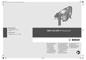 Bosch GBH 4-32 DFR Professional Manual Original