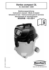 Renfert Vortex compact 3L Instrucciones Para El Servicio