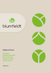 Blumfeldt Highgrow Deluxe Manual De Instrucciones