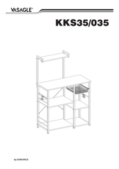 Songmics VASAGLE KKS35 Instrucciones De Montaje