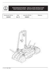 Saab 12829250 Instrucciones De Montaje