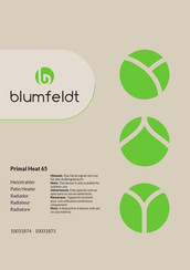 Blumfeldt 10031875 Manual Del Usuario