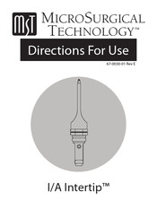 MST Intertip Instrucciones De Uso