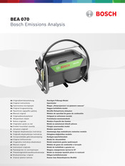 Bosch BEA 070 Manual Original