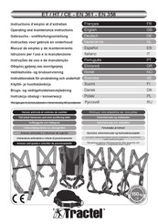 Tractel HT31 Manual De Empleo Y De Mantenimiento