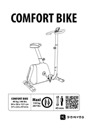 Decathlon Domyos COMFORT BIKE Instrucciones Originales