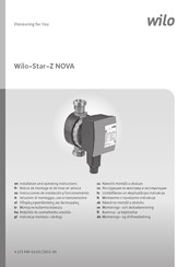 Wilo Star-Z NOVA A Instrucciones De Instalación Y Funcionamiento