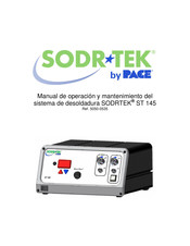 pace SODRTEK ST 145 Manual De Operación Y Mantenimiento