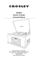 Crosley CR2405D Manual De Instrucciones