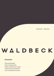 Waldbeck 10031431 Manual Del Usuario