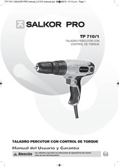 SALKOR PRO TP 710/1 Manual Del Usuario Y Garantía