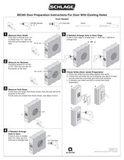 Schlage BE365 Manual Del Usuario