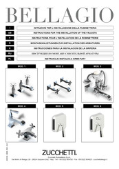 ZUCCHETTI BELLAGIO 4 Instrucciones Para La Instalación