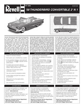 REVELL 58 THUNDERBIRD Manual De Instrucciones