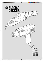 BLACK&DECKER CD700 Manual De Instrucciones