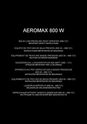 Aeromax 800-W Manual De Instrucciones