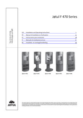Jøtul F 470 Serie Instrucciones Para Instalación