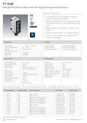 Sensopart FT 25 Instrucciones De Servicio