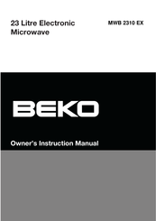 Beko MWB 2310 EX Manual De Instrucciones Del Propietario